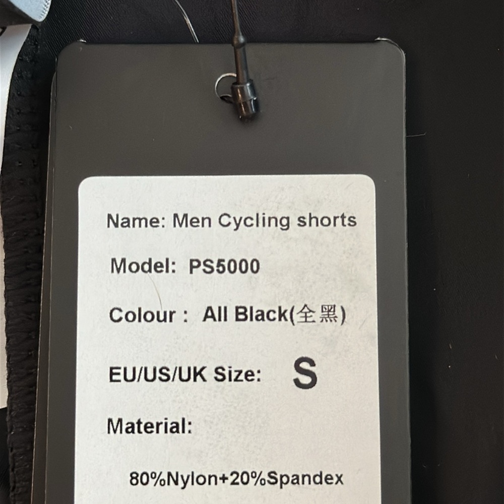 Souke Sports Men's 3D Padded Quick Dry Bike Shorts-PS5000-Black size L NWT - Picture 6 of 7